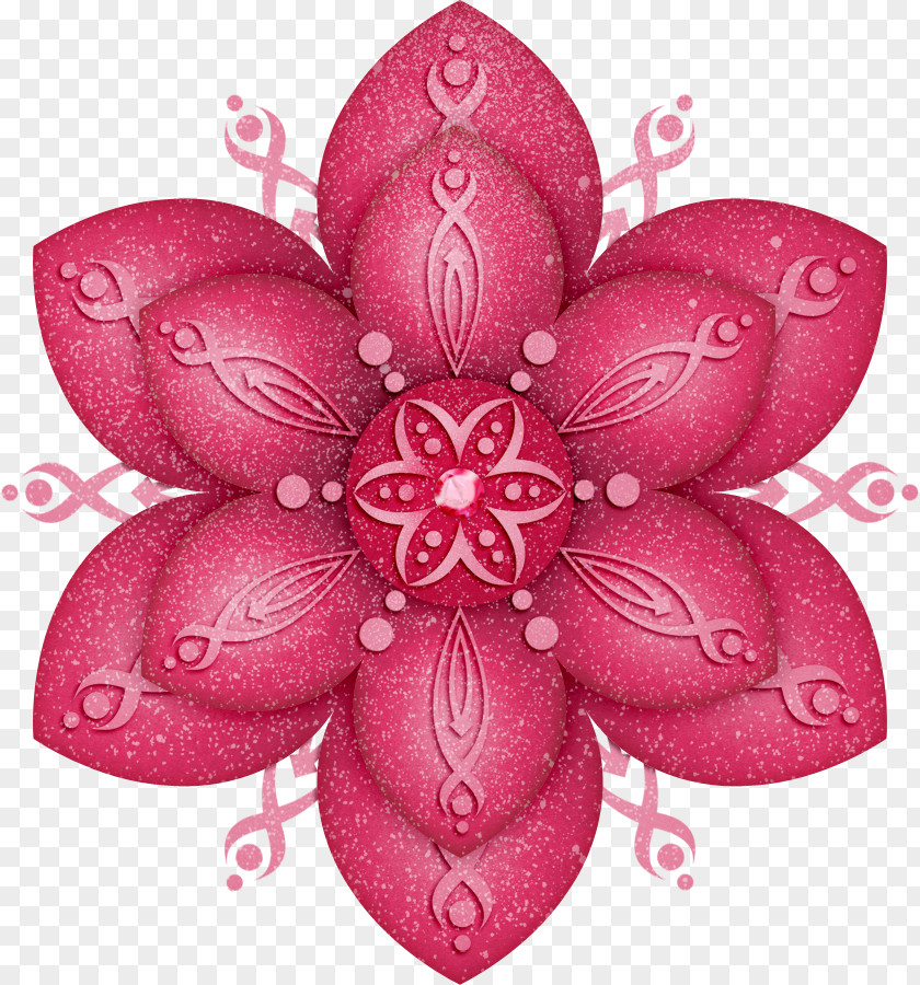 Plant Leaf Pink Flower Cartoon PNG