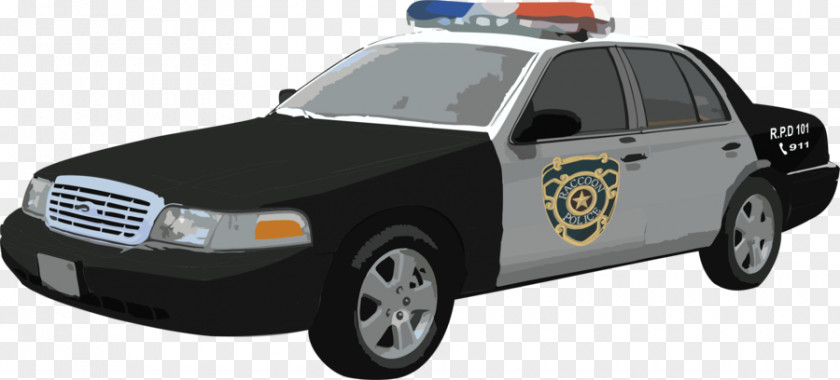 Police Car Raccoon City Ford Crown Victoria Interceptor PNG