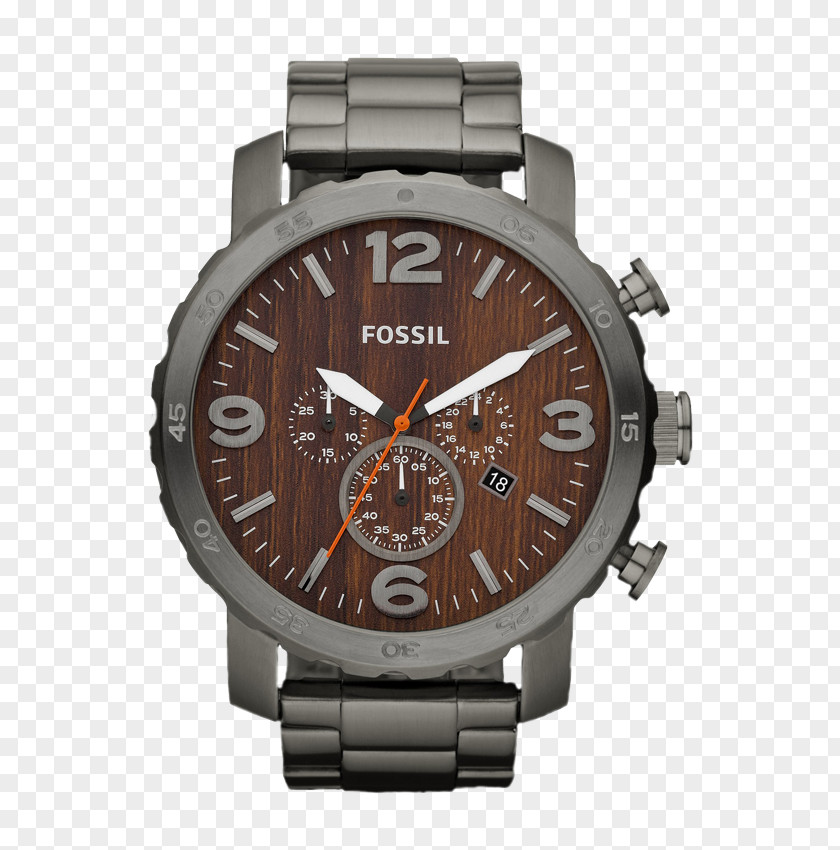 Watch Fossil Nate Chronograph Group Quartz Clock PNG