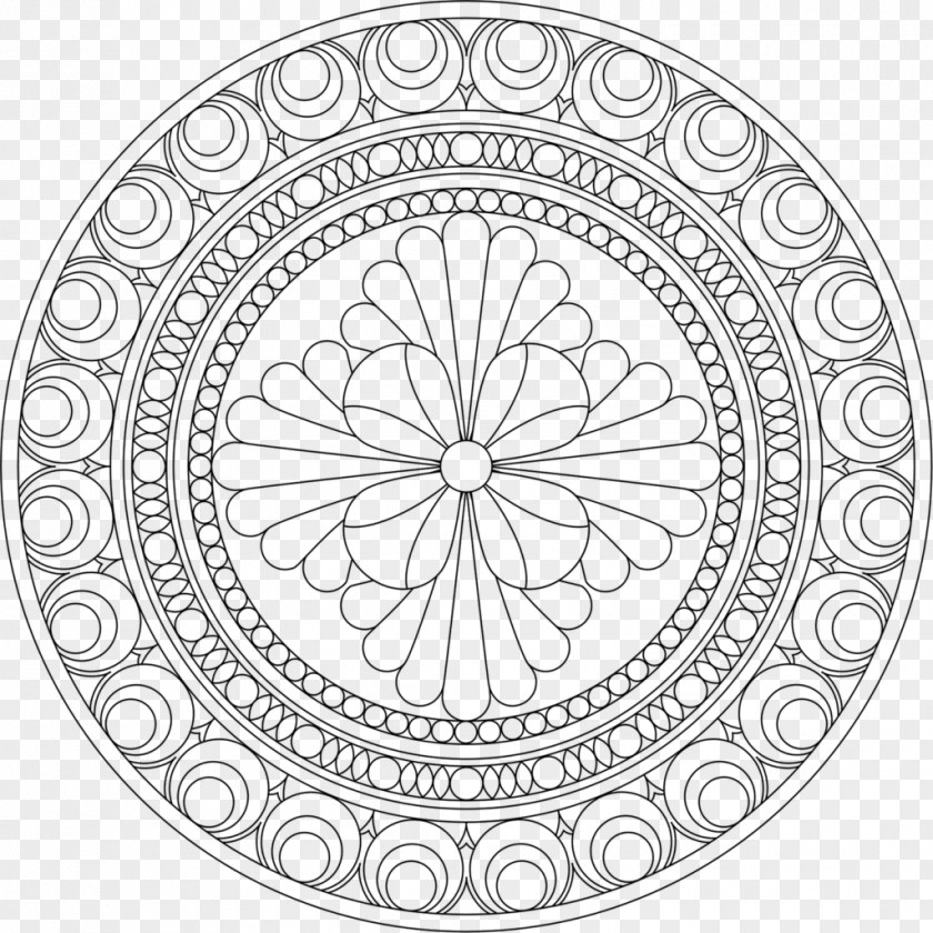 Mandalas Mandala Coloring Book Drawing Adult Buddhism And Hinduism PNG