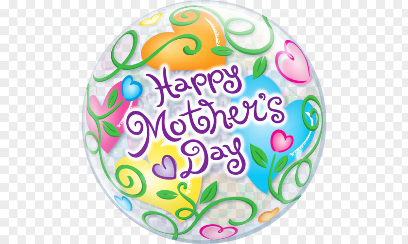 Mother's Day Gas Balloon Gift PNG