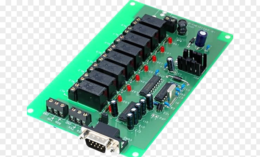 Serial Port Microcontroller Electronic Engineering Electronics Transistor Electrical Network PNG