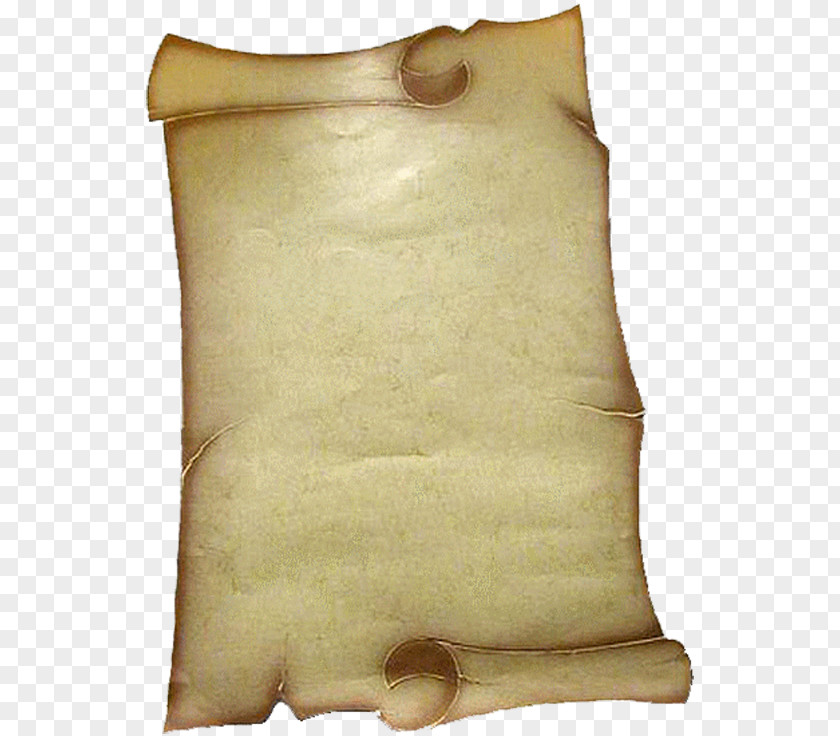 Vintage Parchment Paper Scroll PNG