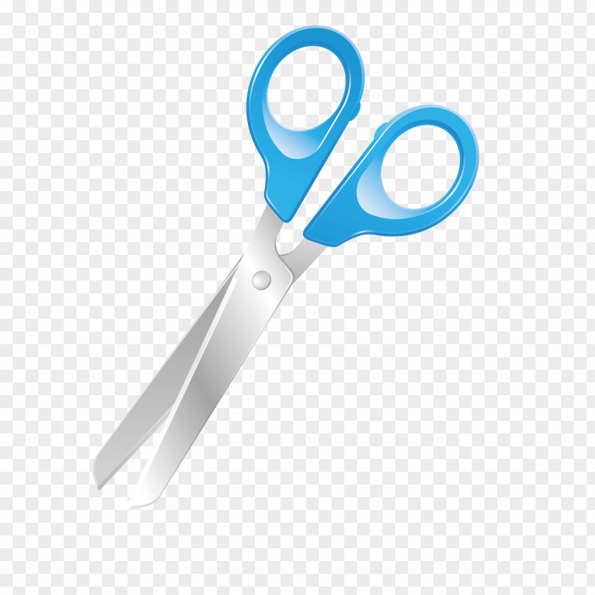 Blue Scissors PNG