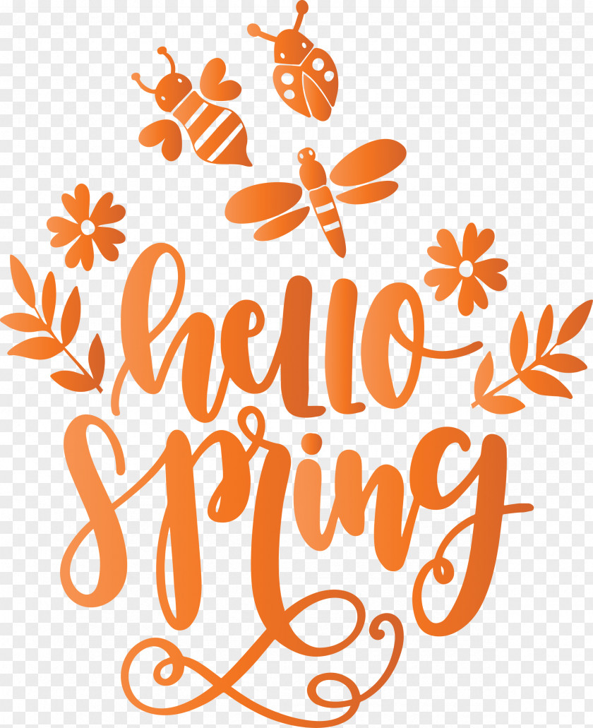 Hello Spring PNG