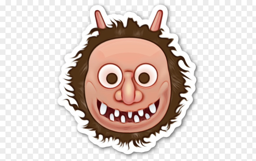 Smile Snout Emoji Face PNG