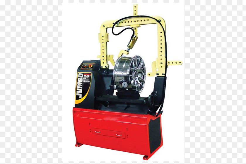 Banner Machine Rim Genie Tire Truck PNG