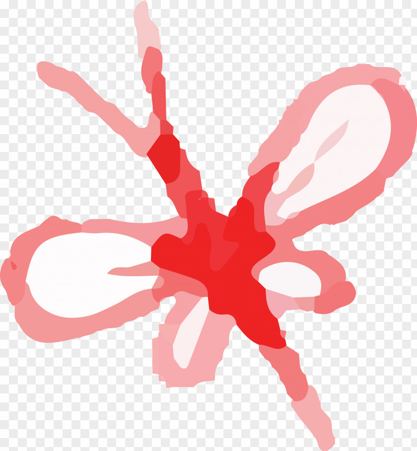 Drawing A Bow Butterfly Watercolor Painting PNG