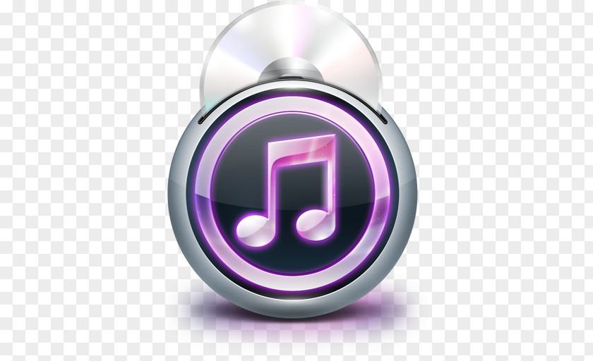 ITunes Purple Symbol Circle PNG