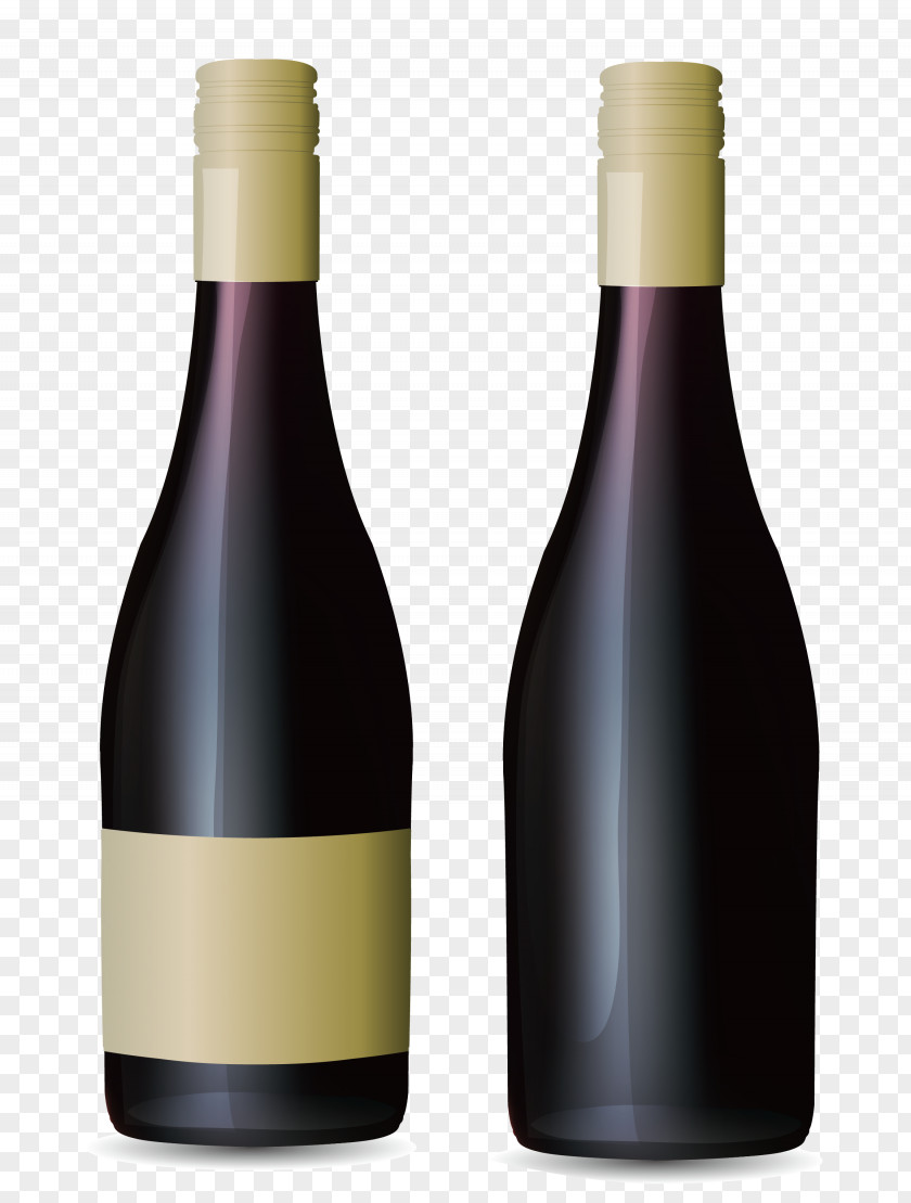Long-necked Wine Bottles Red Bottle PNG