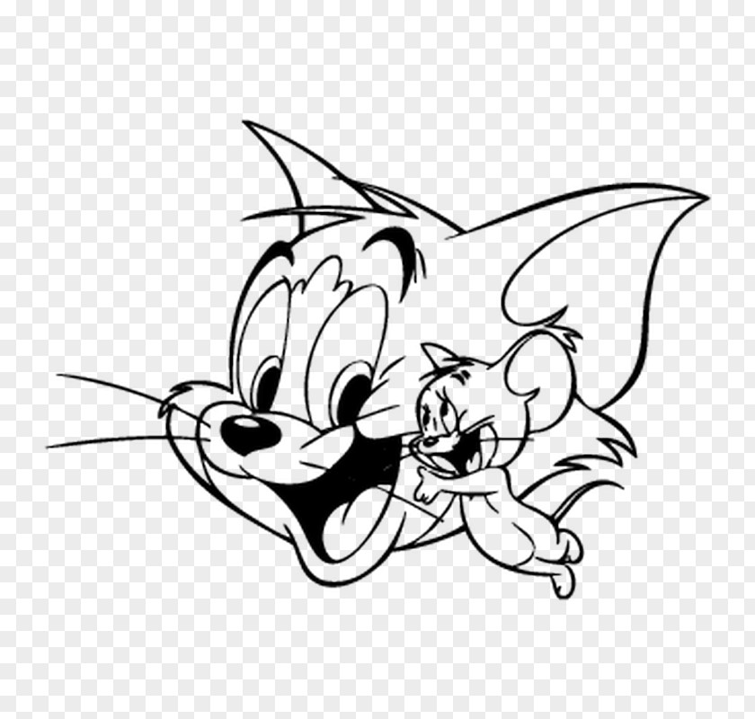 Tom And Jerry Cat Coloring Book Drawing Pencil PNG