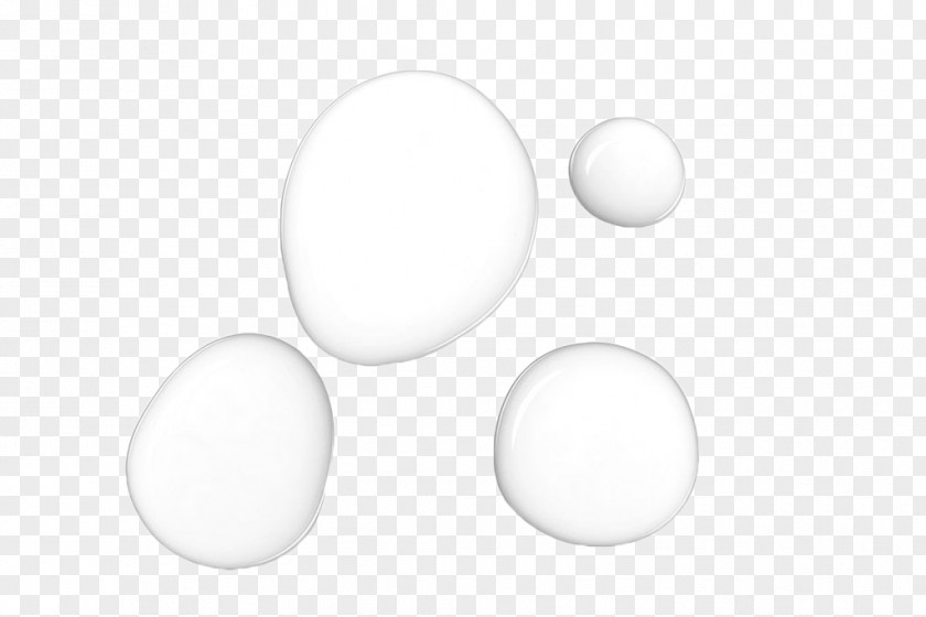 Transparent Water Droplets White Circle Pattern PNG