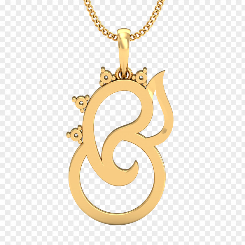 Ganesha Pattern Locket Charms & Pendants Necklace Diamond PNG