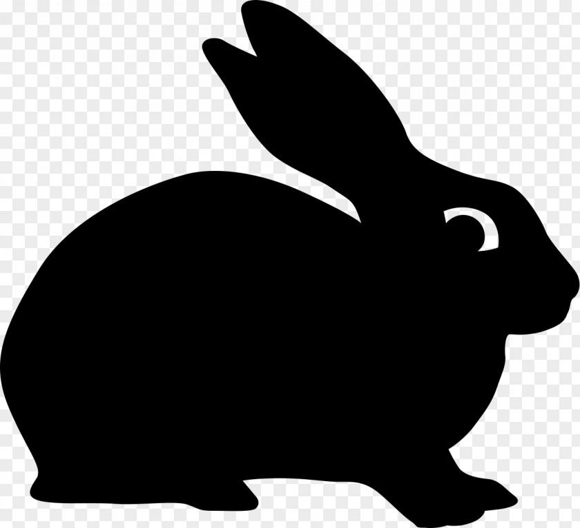 Rabbit Police Officer Silhouette Clip Art PNG