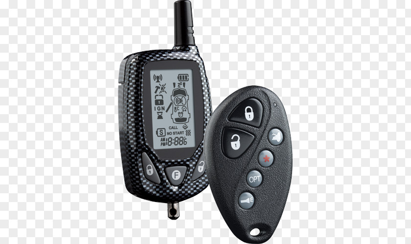 Remote Keyless System Car Alarm Starter Controls PNG