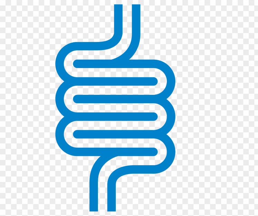 Thumb Logo Line Electric Blue PNG