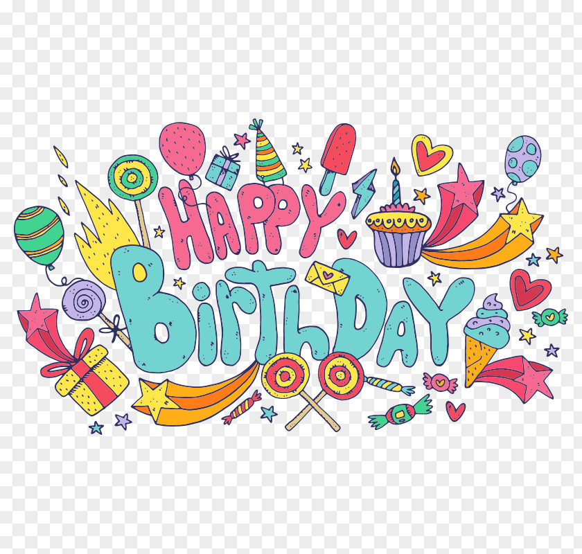 Birthday Happy To You Sticker Holiday Clip Art PNG