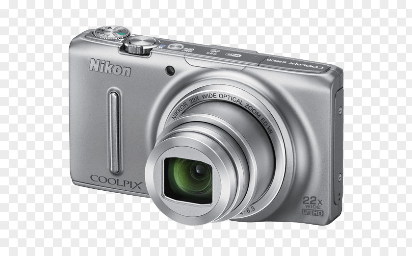 Hd Brilliant Light Fig. Point-and-shoot Camera Nikon Zoom Lens Megapixel PNG