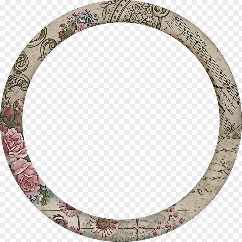 Mirror Circle Plate Oval Dishware PNG