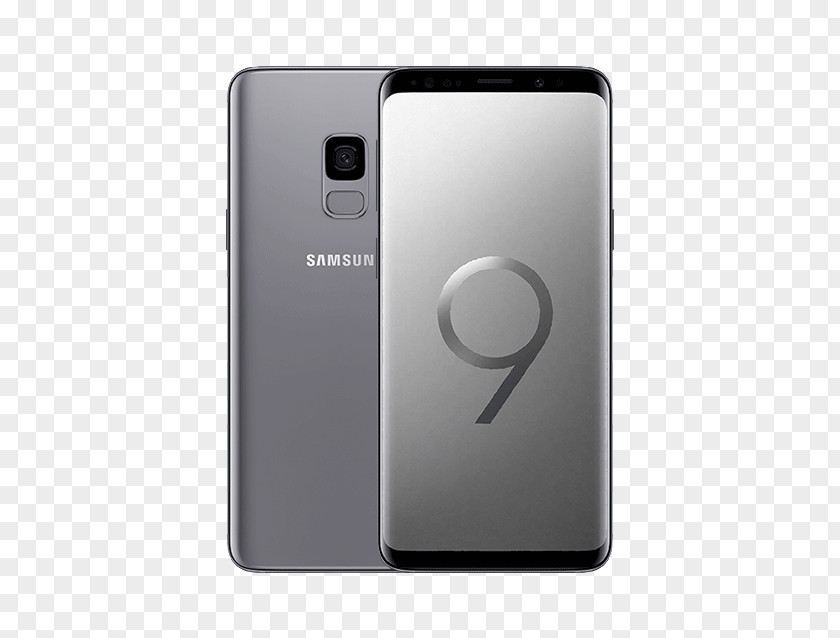 Samsung Titanium Gray Dual SIM Smartphone Android PNG