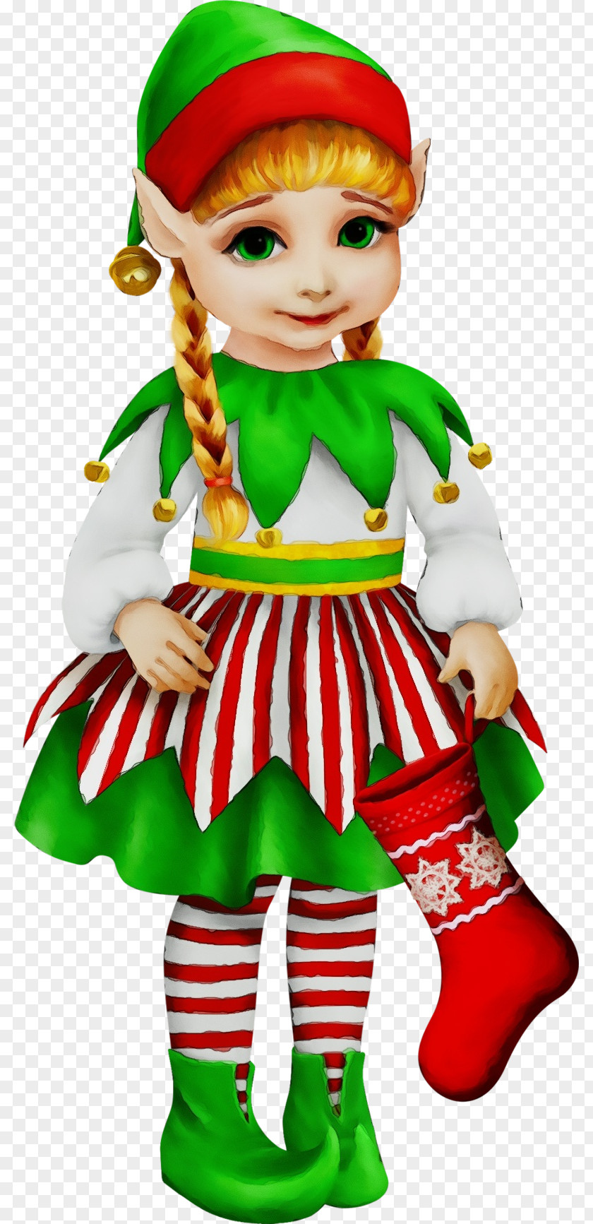 Toy Holiday Ornament Christmas Elf PNG