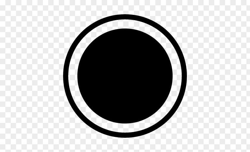 Black Round Circle Point Clip Art PNG