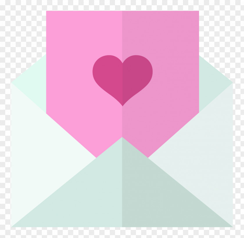 Heart-shaped Envelope Wedding Invitation Convite Personal Website Icon PNG