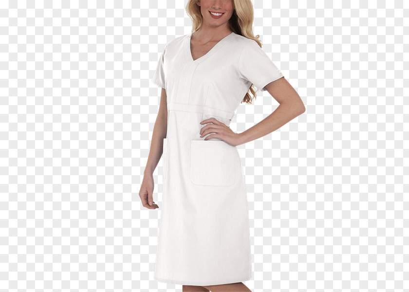 Hospital Nurse Sleeve Dress Scrubs A-line Uniform PNG