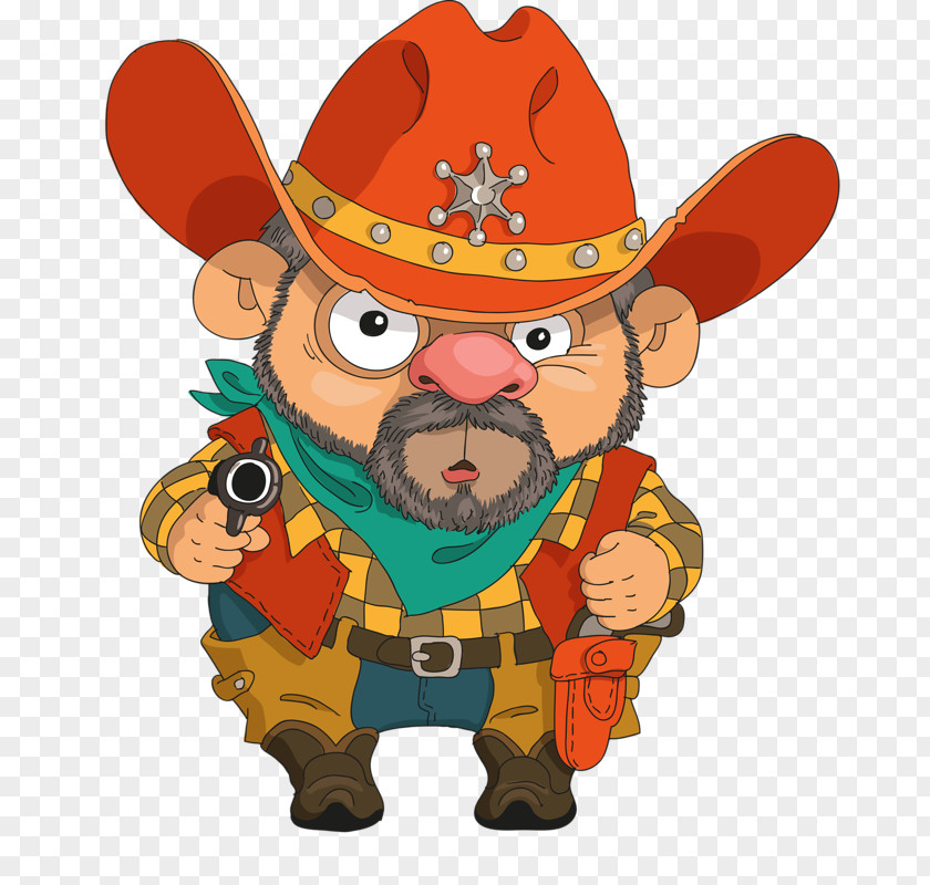 Little Pirate Gun Cowboy Cartoons Illustration PNG