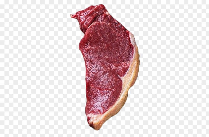 Meat Raw Beef Red Sirloin Steak PNG