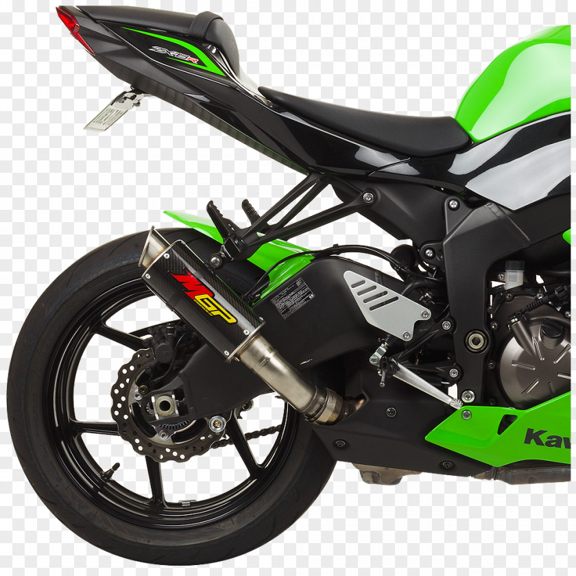 Ninja Zx6r Exhaust System Car ZX-6R Kawasaki ZX-10R Motorcycles PNG