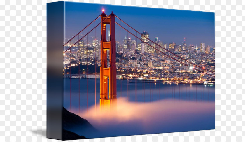 Golden Gate Bridge San Francisco Giants MLB World Series Gallery Wrap Energy PNG
