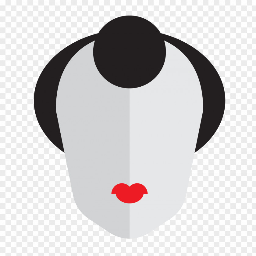 Japanese Female Mask Material Woman Headgear PNG