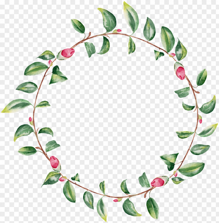 Leaf Clip Art Wreath Twig PNG