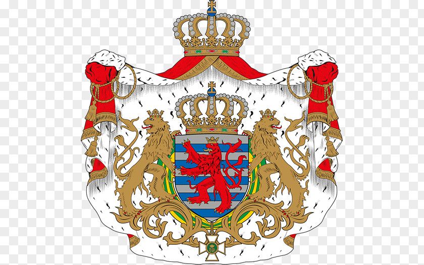 Luxembourg Coat Of Arms Car Fahne PNG