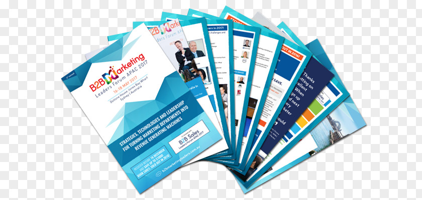 Marketing Brochure Advertising B2B Leaders Forum APAC 2018 Paper Brand PNG