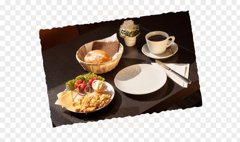 Breakfast Full Coffee Cup Porcelain Dish PNG