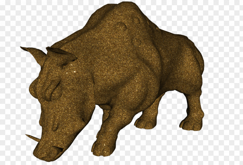 Sandstone Indian Elephant Rhinoceros Cattle Wildlife Horn PNG