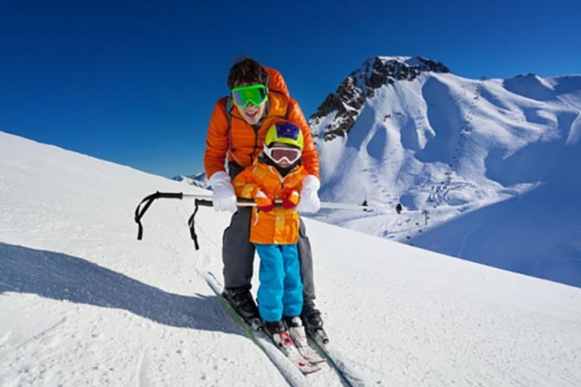 Skiing Father Ski School Resort Snowboarding PNG