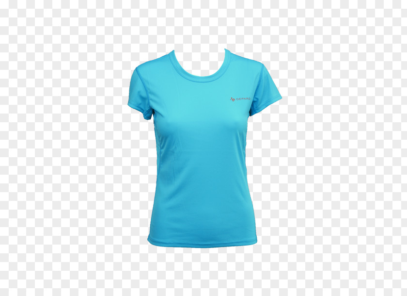 T-shirt Long-sleeved Blue Clothing PNG