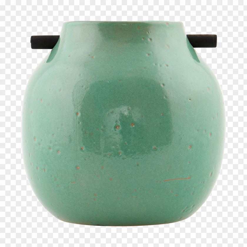 Vase Ceramic Wood Green Pottery PNG