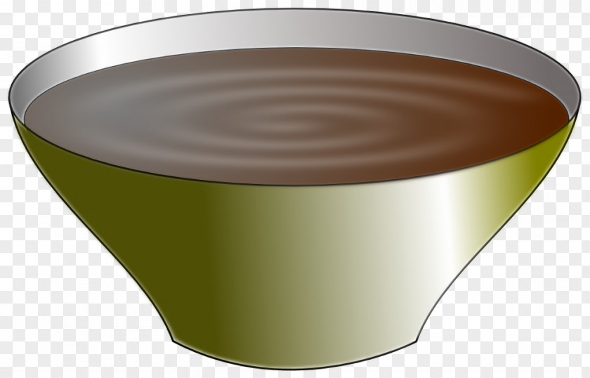 Bowl Chocolate Pudding Banana Ice Cream PNG