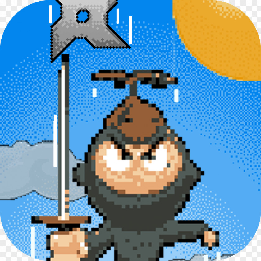 Please Don't Climb The Picture Freely Pixel Ninja Flappy Planes Jungle Chopper Style PNG