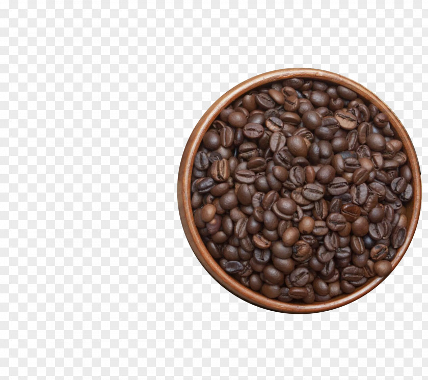 A Bowl Of Coffee Beans Single-origin Espresso Cafe Iced PNG