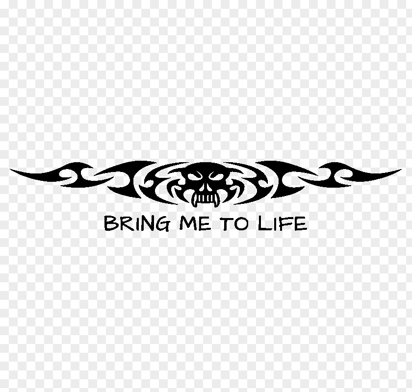 Car Sticker Bring Me To Life Text PNG
