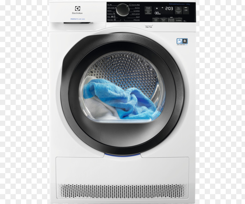 ELECTRO Clothes Dryer Washing Machines Heat Pump Clothing Electrolux PNG