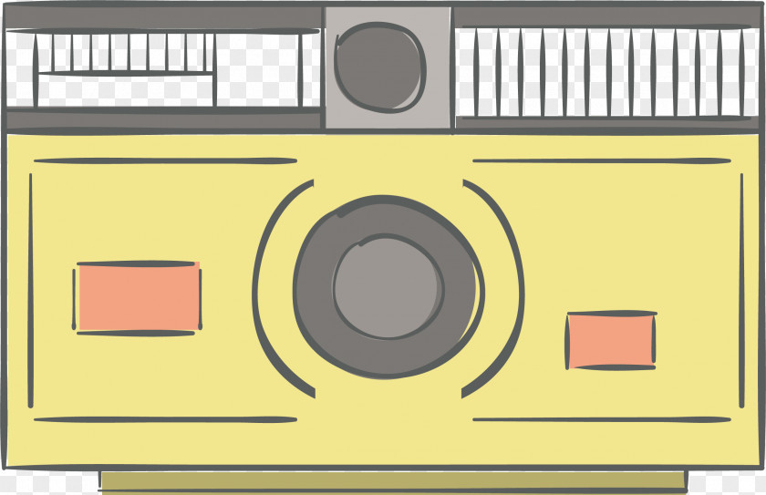 Cartoon Camera Vector PNG