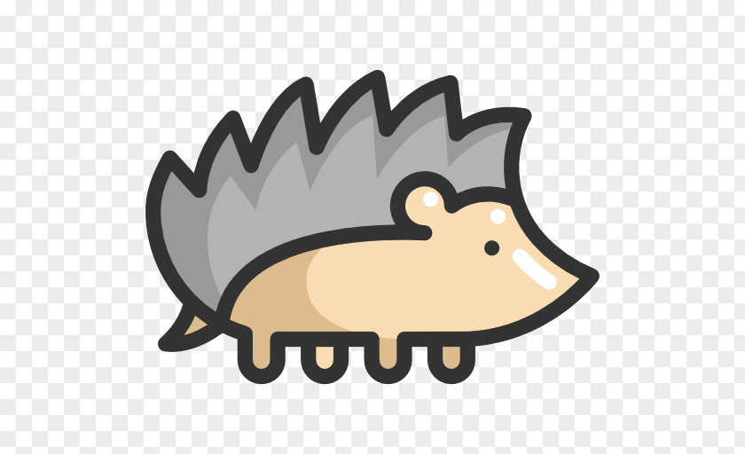 Cartoon Hedgehog Icon PNG