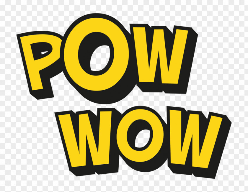 Comic Wow Pow Logo Font Brand Clip Art PNG