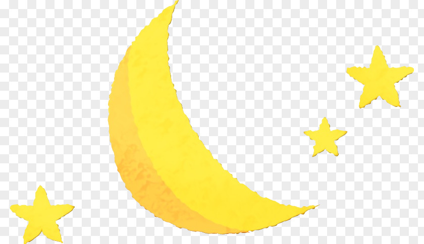 Yellow Crescent Computer M Fruit PNG